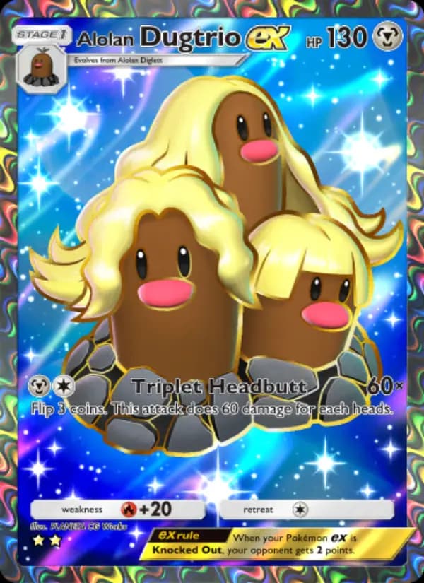 Alolan Dugtrio ex